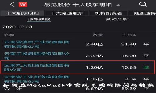 如何在MetaMask中实现不同网络间的转换