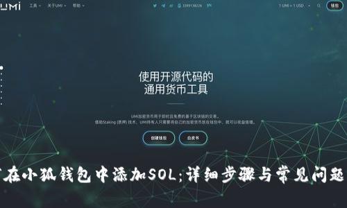 如何在小狐钱包中添加SOL：详细步骤与常见问题解答